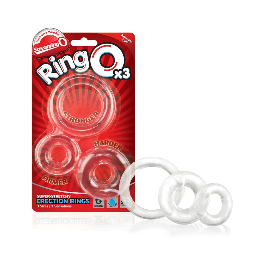 Screaming O RingO x3 Clear-Screaming O-Sexual Toys®