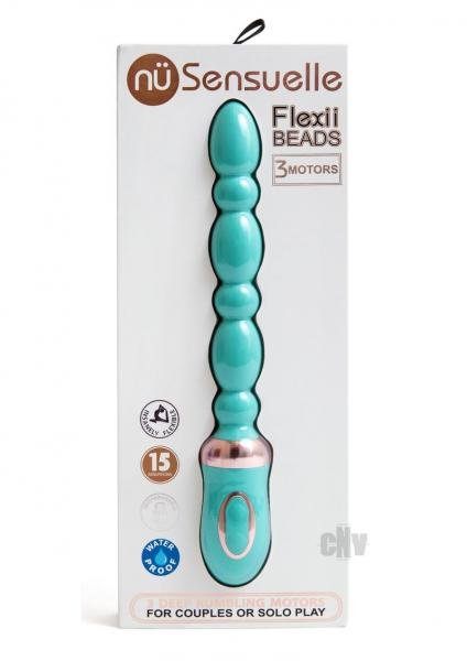 Sensuelle Flexii Beads Electric Blue-blank-Sexual Toys®