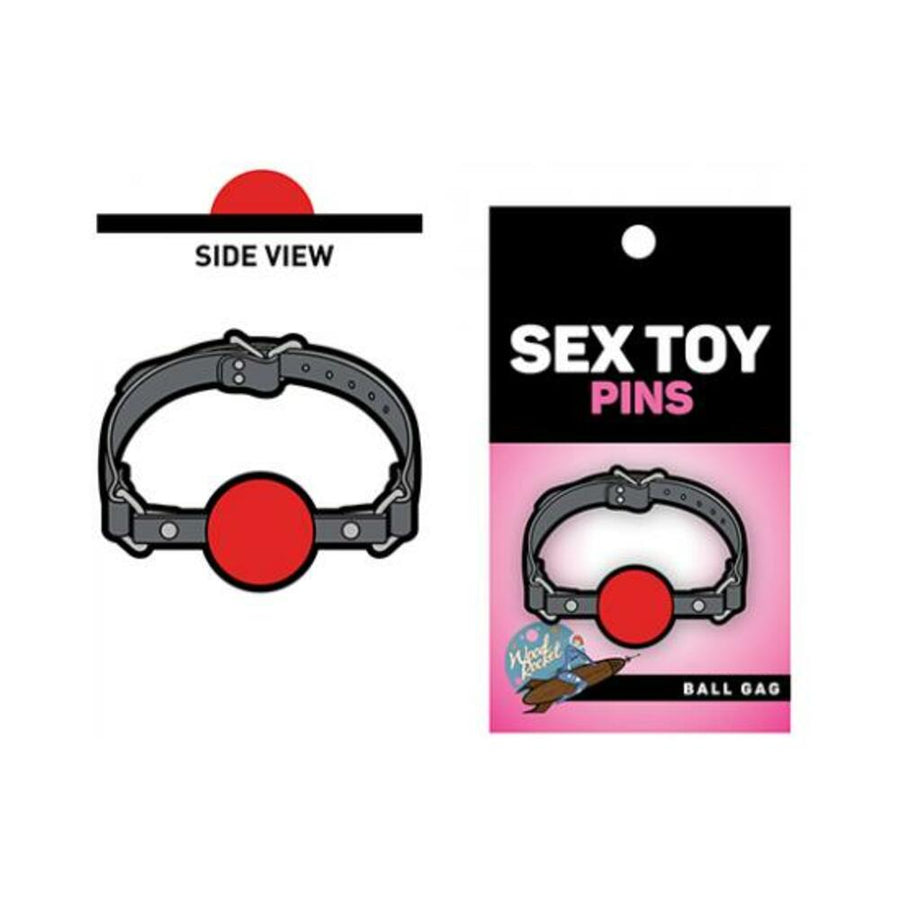 Sex Toy Pin Ball Gag-Wood Rocket-Sexual Toys®