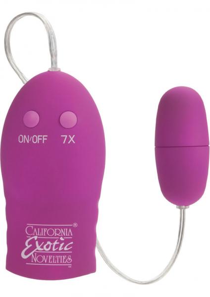 7 Function Power Play Satin Finish Bullet Waterproof 2.25 Inch Pink-blank-Sexual Toys®