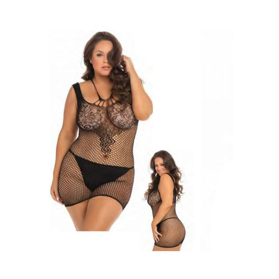 Absolutist Lace And Net Dress Black Queen-blank-Sexual Toys®
