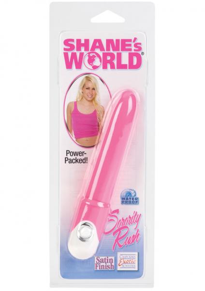 Shanes World Sorority Rush Vibrating Massager Waterproof Pink 4.5 Inches-blank-Sexual Toys®
