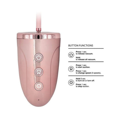 Automatic Rechargeable Breast Pump Set - Large - Pink-Shots-Sexual Toys®
