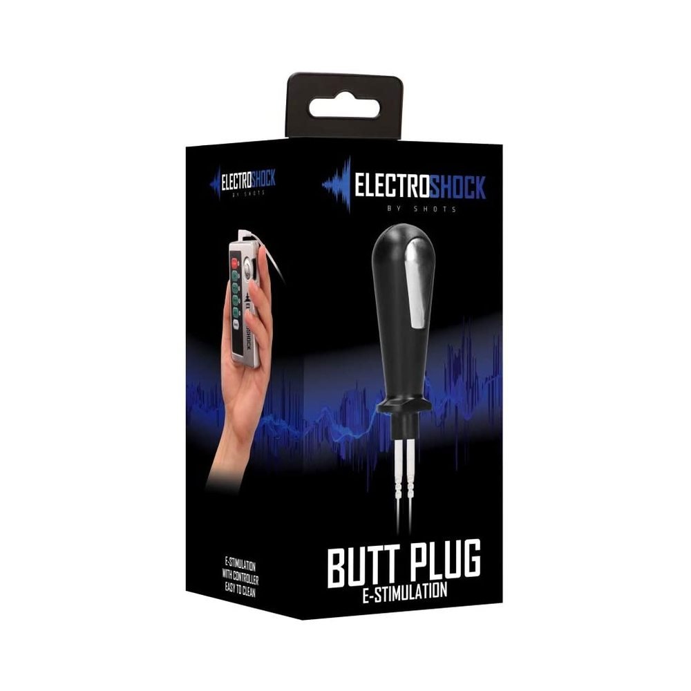 Shots Electroshock E-stim Butt Plug Black-Shots-Sexual Toys®