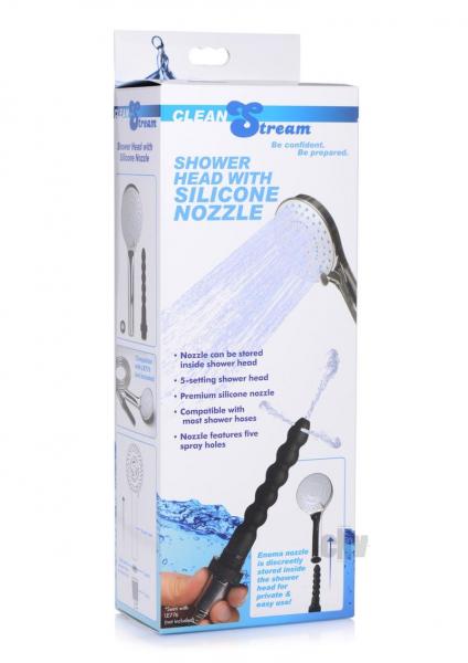 Shower Head With Silicone Enema Nozzle-Clean Stream-Sexual Toys®