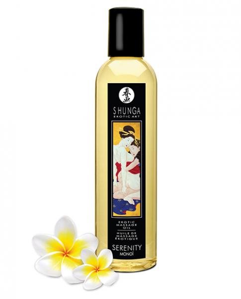 Shunga Erotic Massage Oil Serenity Monoi 8.5oz-Shunga Erotic Massage-Sexual Toys®