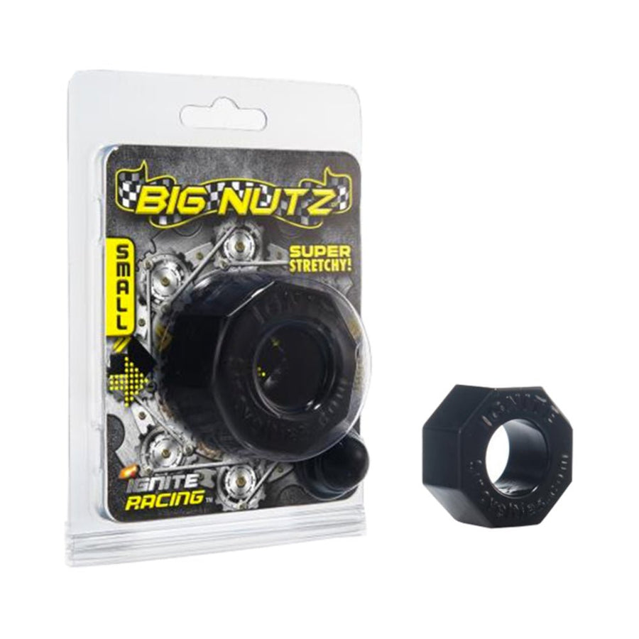 SI Big Nutz Ring Small (Black)-Si Novelties-Sexual Toys®