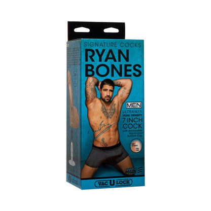 Signature Cocks - Ryan Bones -7in Ultraskyn Cock W/removable Vac-u-lock Suction Cup Vanilla-Doc Johnson-Sexual Toys®