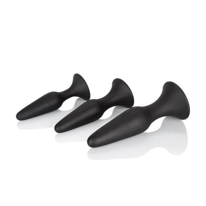 Silicone Anal Trainer Kit Black 3 Piece Set-blank-Sexual Toys®