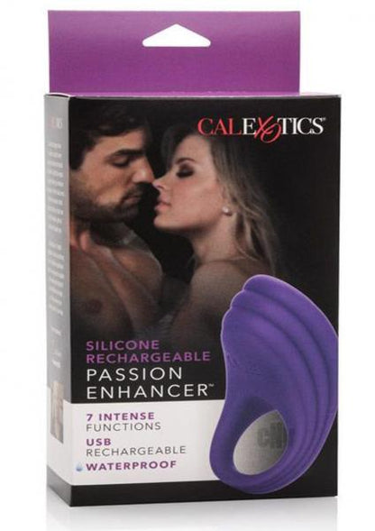 Silicone Rechargeable Passion Enhancer Ring Purple-blank-Sexual Toys®