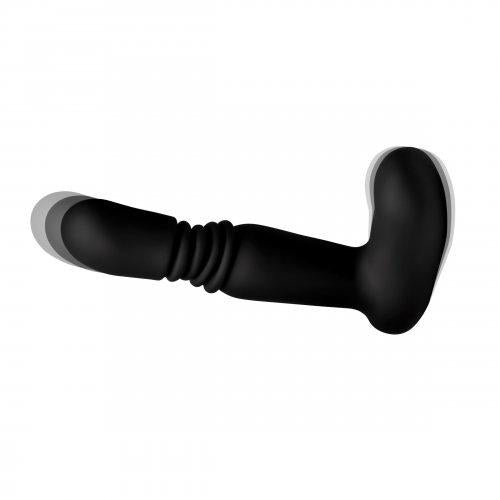 Silicone Thrusting Anal Plug With Remote Control Black-Under Control-Sexual Toys®