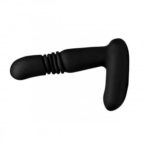 Silicone Thrusting Anal Plug With Remote Control Black-Under Control-Sexual Toys®
