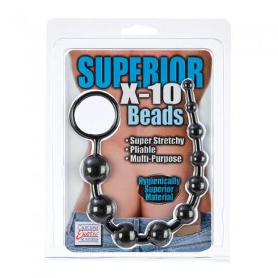 Silicone X-10 Beads - Black-blank-Sexual Toys®