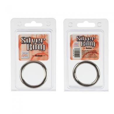 Silver Cock Ring - Medium-blank-Sexual Toys®