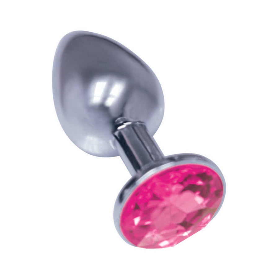 Silver Starter Bejeweled Stainless Steel Plug-Icon-Sexual Toys®