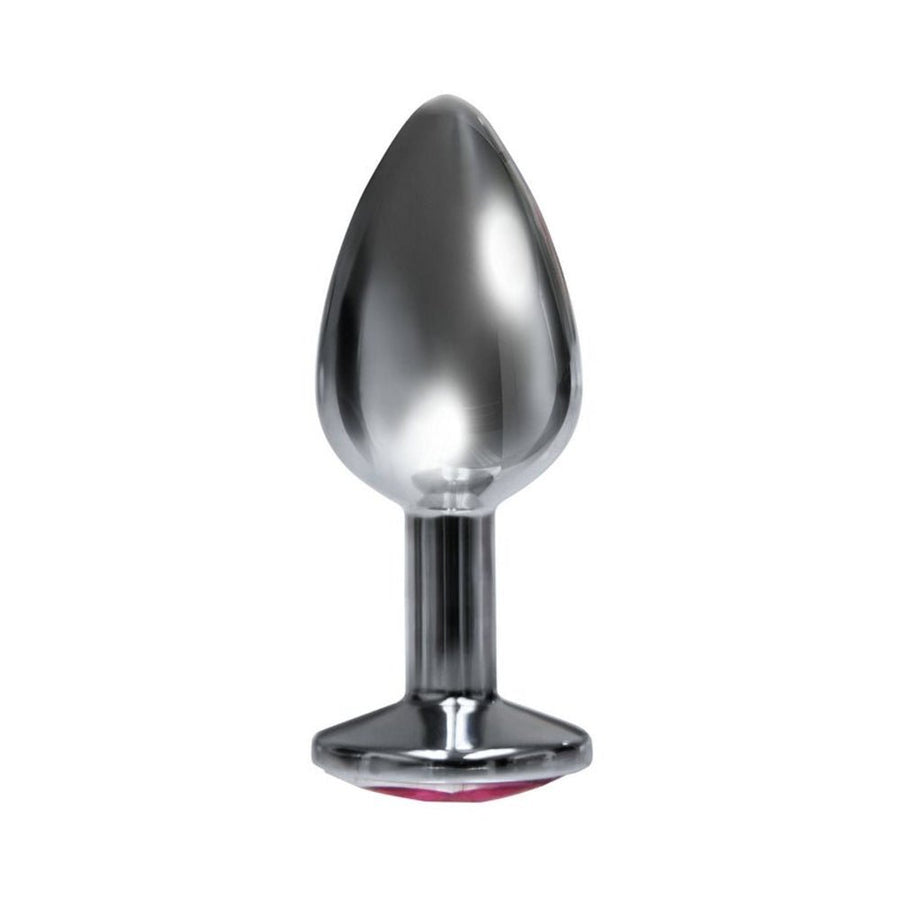 Silver Starter Bejeweled Stainless Steel Plug-Icon-Sexual Toys®