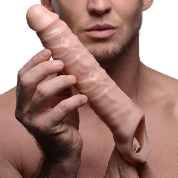 3 Inches Extender Sleeve Beige Penis Extension-Size Matters-Sexual Toys®