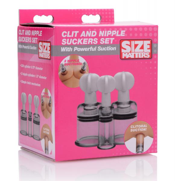Size Matters Clitoris &amp; Nipple Suckers Set-Size Matters-Sexual Toys®