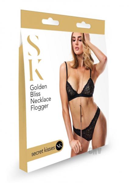 Sk Golden Bliss Necklace Flogger-blank-Sexual Toys®