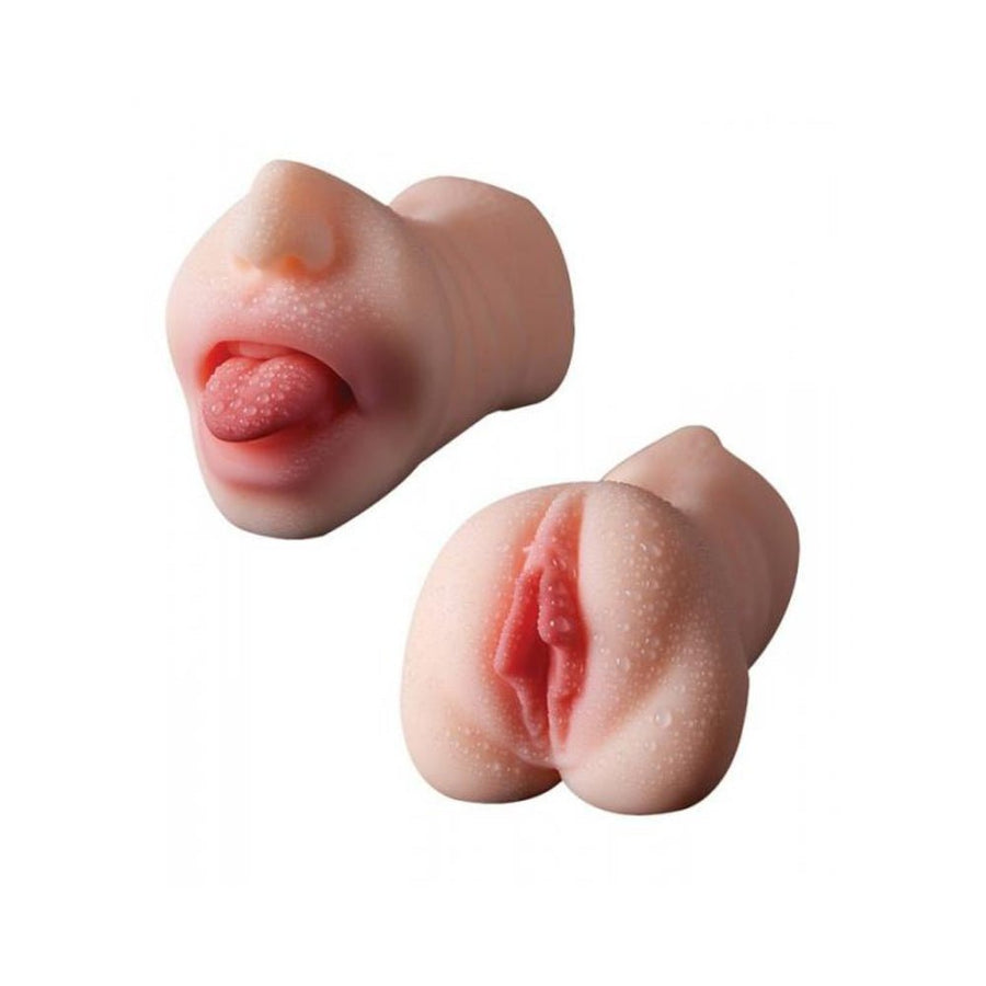 Skinsation Man Eater Pussy &amp; Mouth Masturbator-blank-Sexual Toys®