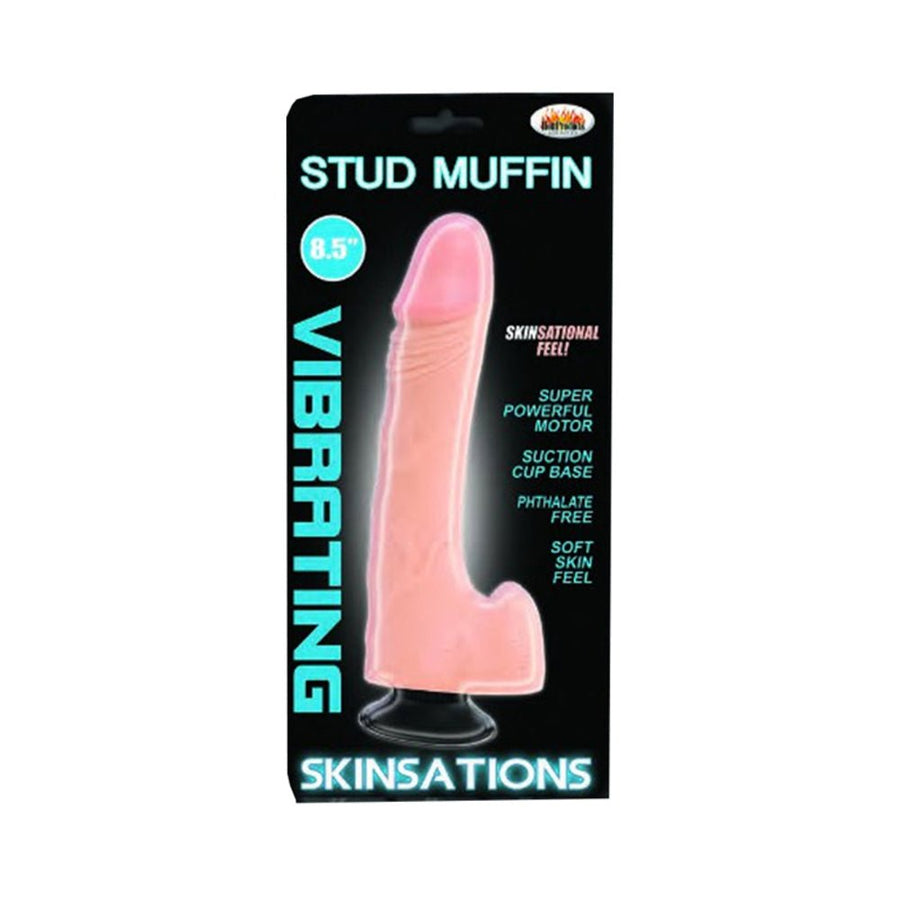 Skinsations Stud Muffin Vibrating 8.5in-blank-Sexual Toys®
