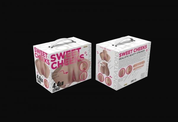 Skinsations Sweet Cheeks Ass & Pussy Stroker-blank-Sexual Toys®