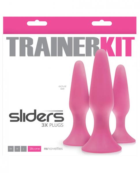 Sliders 3 Piece Trainer Kit Plugs Pink-Sliders-Sexual Toys®