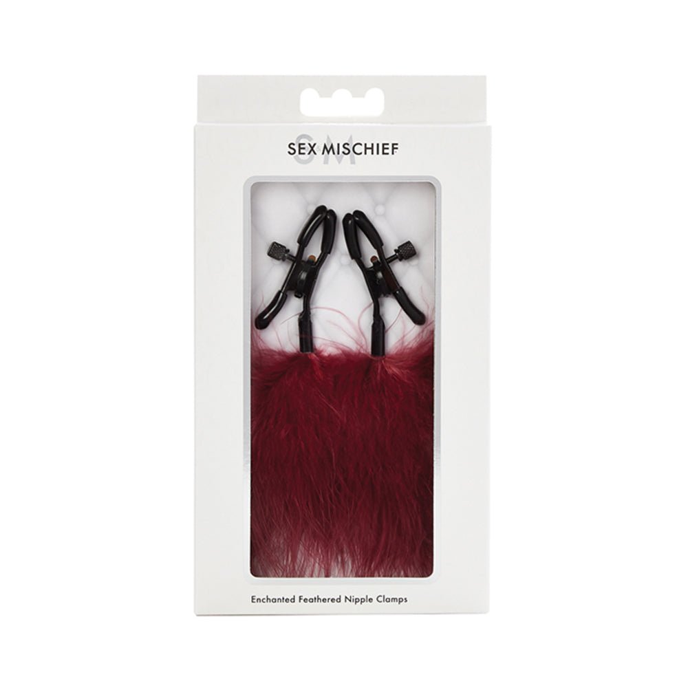 S&m Enchanted Feather Nipple Clamps-blank-Sexual Toys®