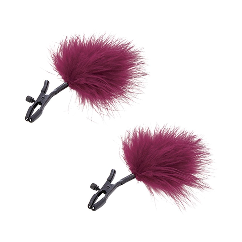 S&m Enchanted Feather Nipple Clamps-blank-Sexual Toys®