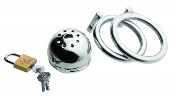 Solitary Extreme Confinement Cage Steel Silver-Master Series-Sexual Toys®