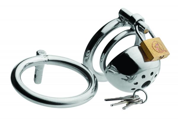 Solitary Extreme Confinement Cage Steel Silver-Master Series-Sexual Toys®