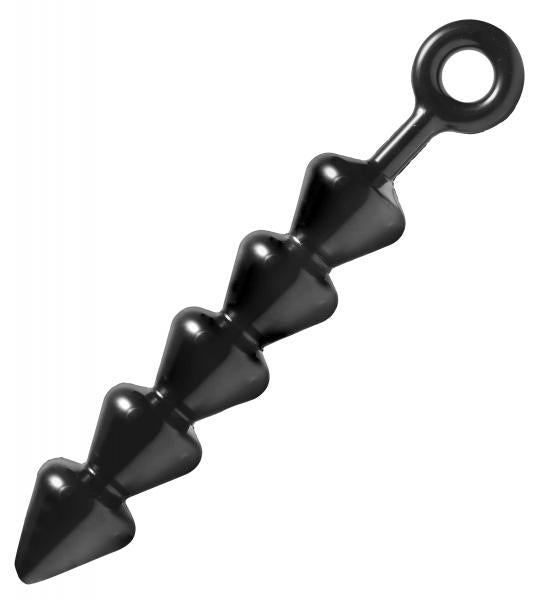 Spades XL Anal Beads Black-Master Series-Sexual Toys®