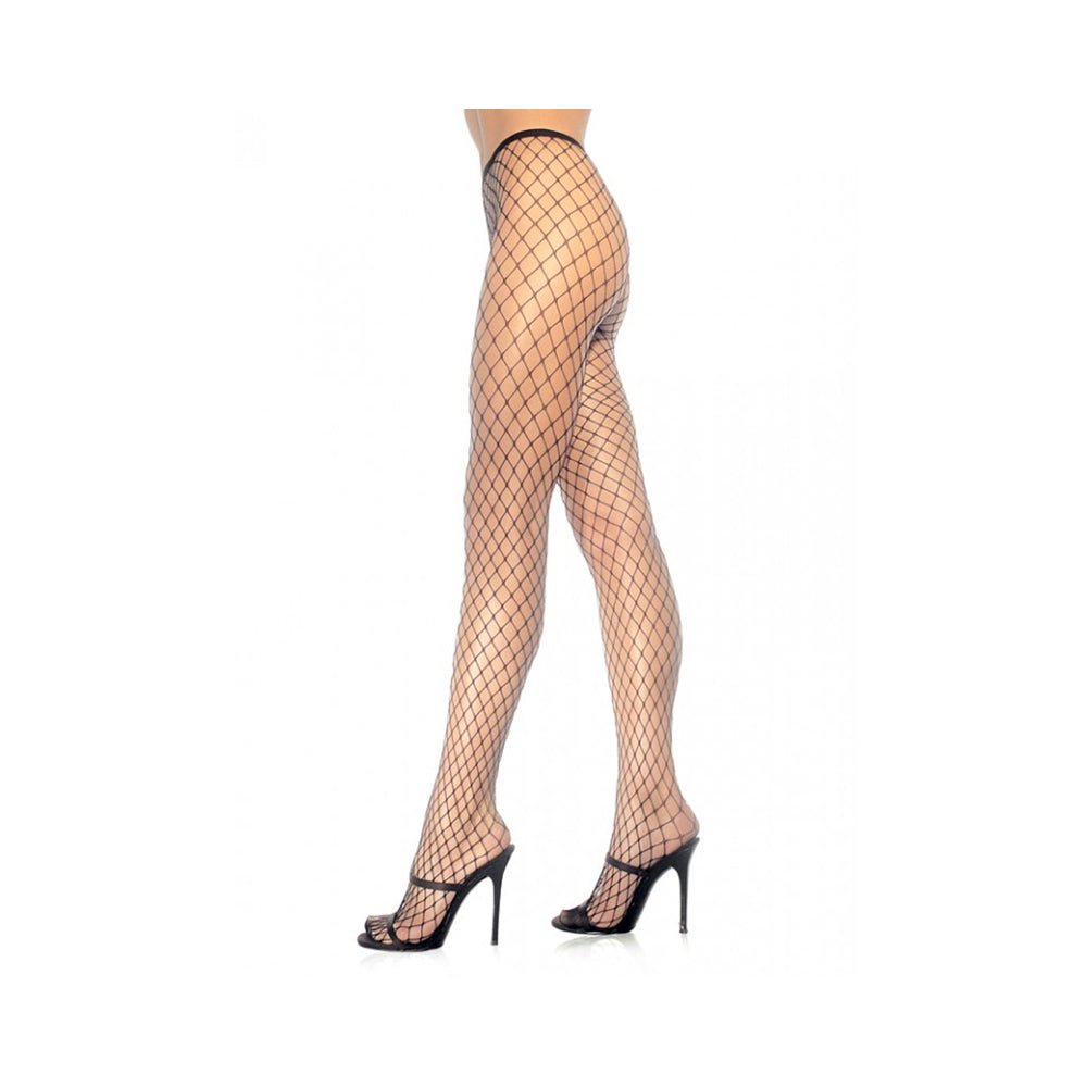 Spandex Diamond Panty Hose O/S Black-blank-Sexual Toys®