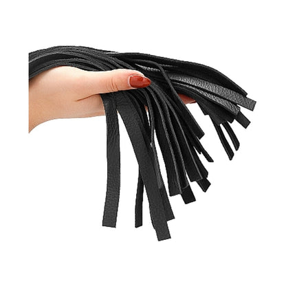 Sparkling Round Metal Handle Leather Flogger-Shots-Sexual Toys®