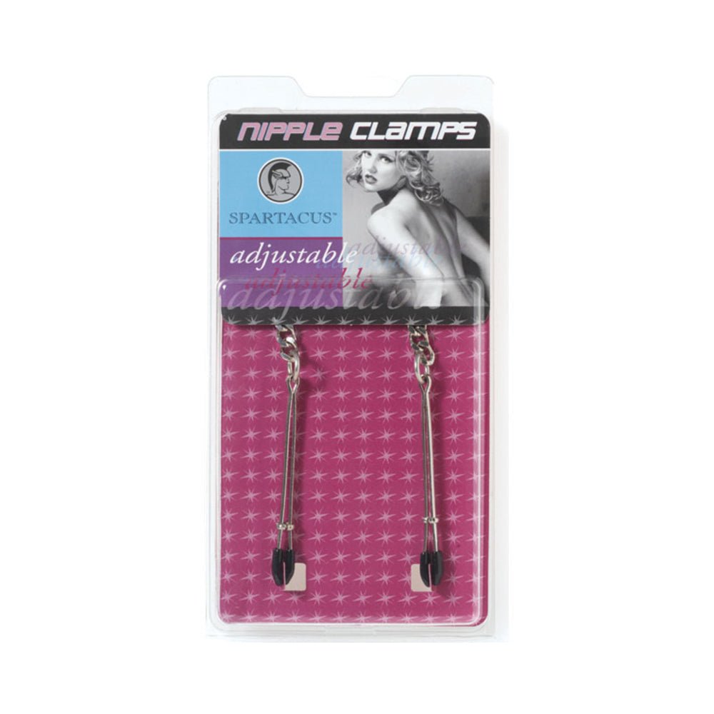 Spartacus Adjustable Tweezer Nipple Clamps-blank-Sexual Toys®