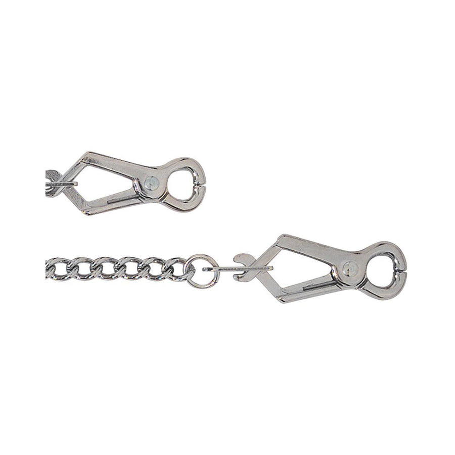 Spartacus Endurance Nipple Clamps Light Point Clamps With Curbed Chain-blank-Sexual Toys®