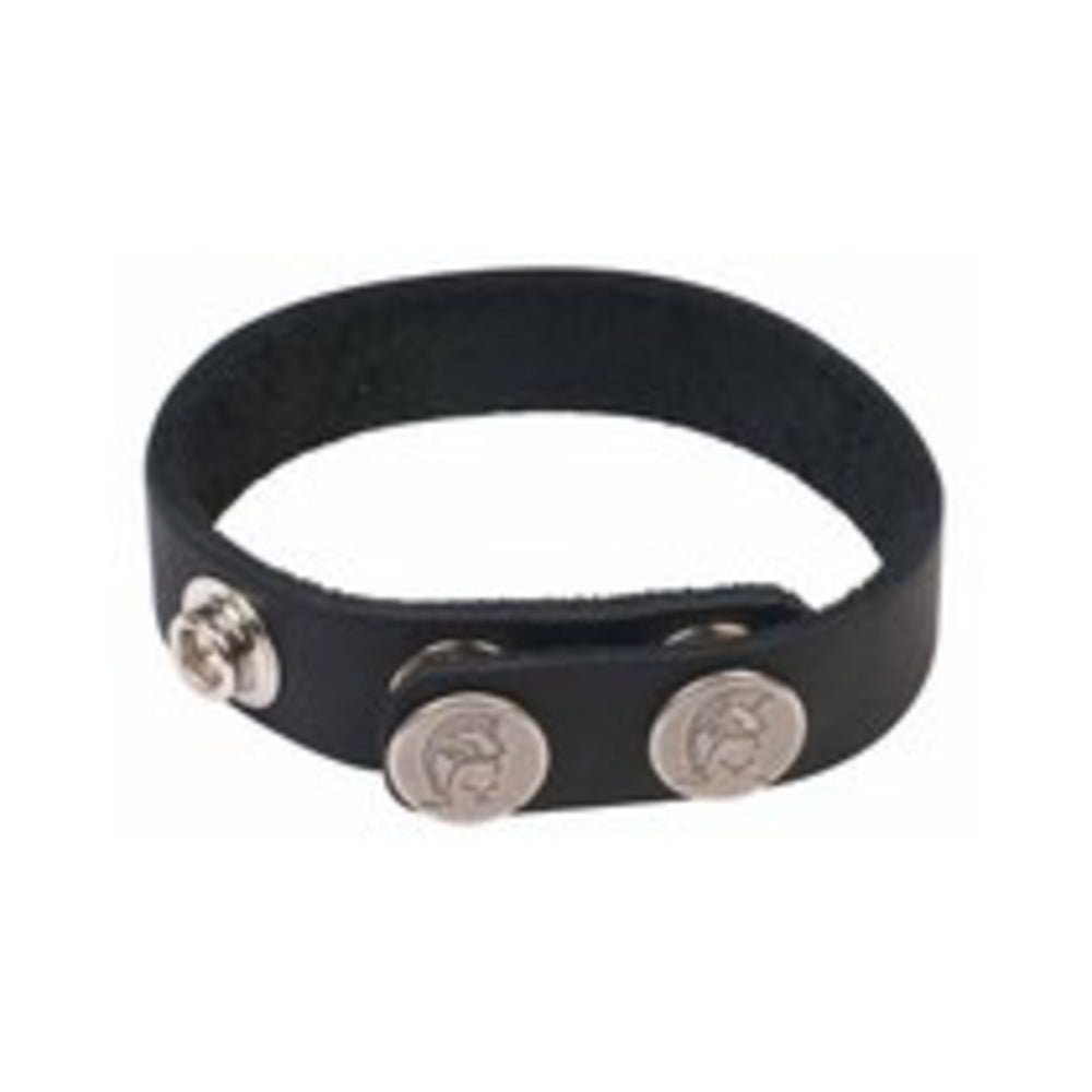 Spartacus Leather Cock Ring Nickel Free Snaps-Spartacus-Sexual Toys®
