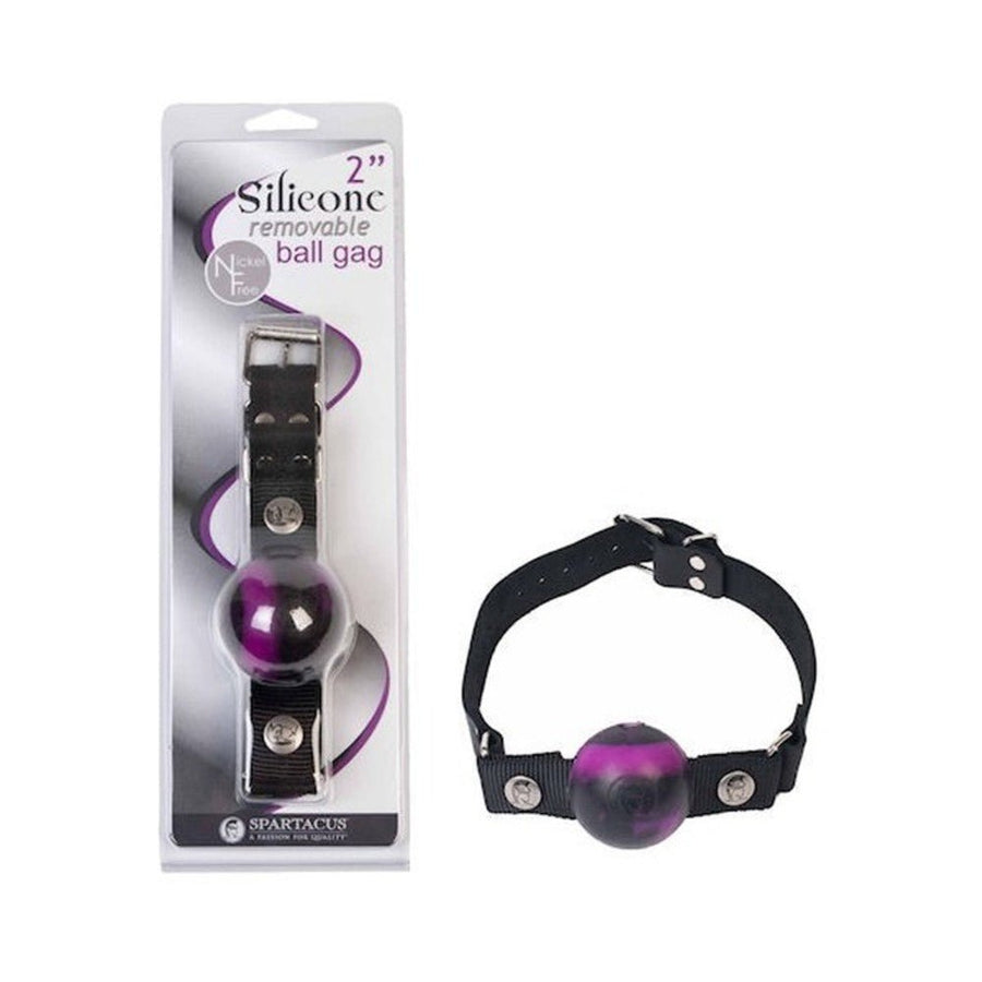 Spartacus Silicone Removable Ball Gag 2 inches Swirl-Spartacus-Sexual Toys®