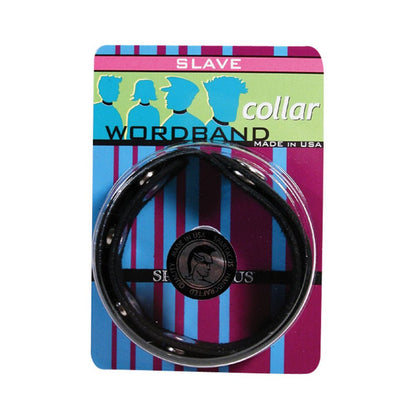 Spartacus Word Band Collar (slave)-blank-Sexual Toys®