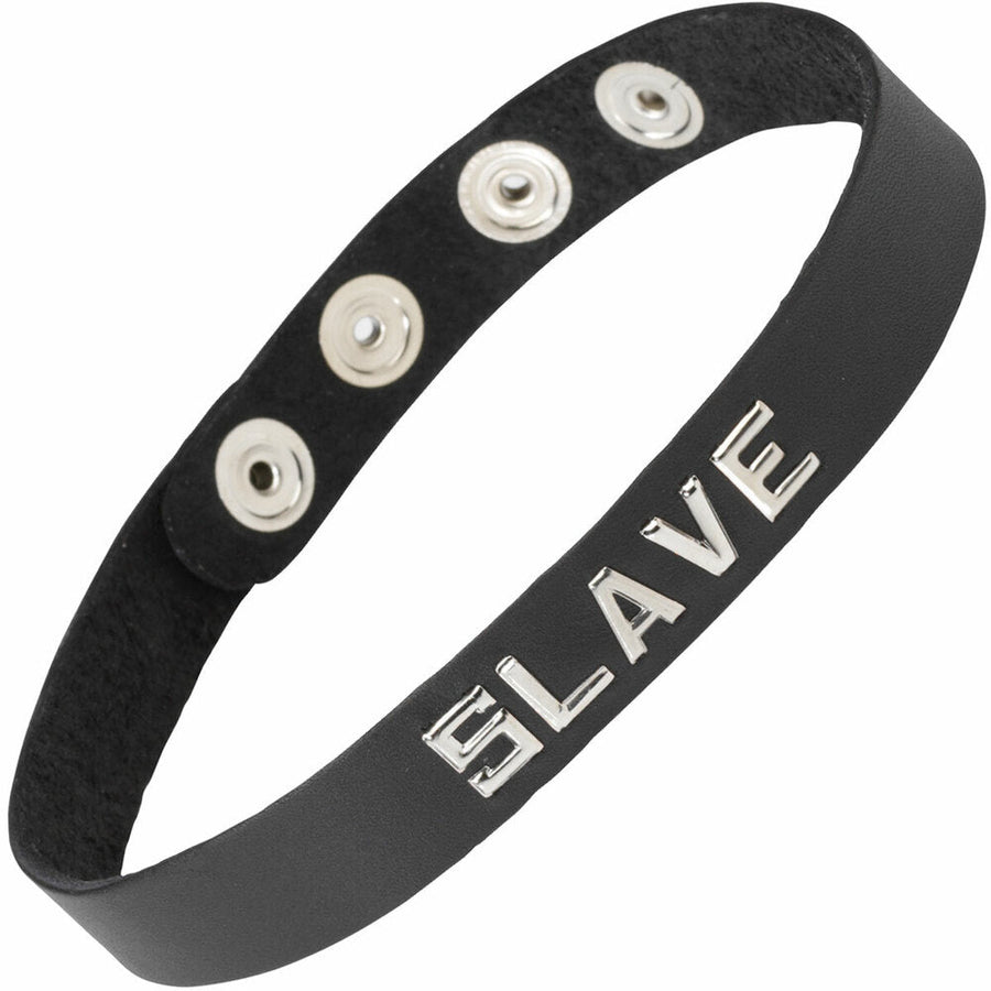 Spartacus Word Band Collar (slave)-blank-Sexual Toys®