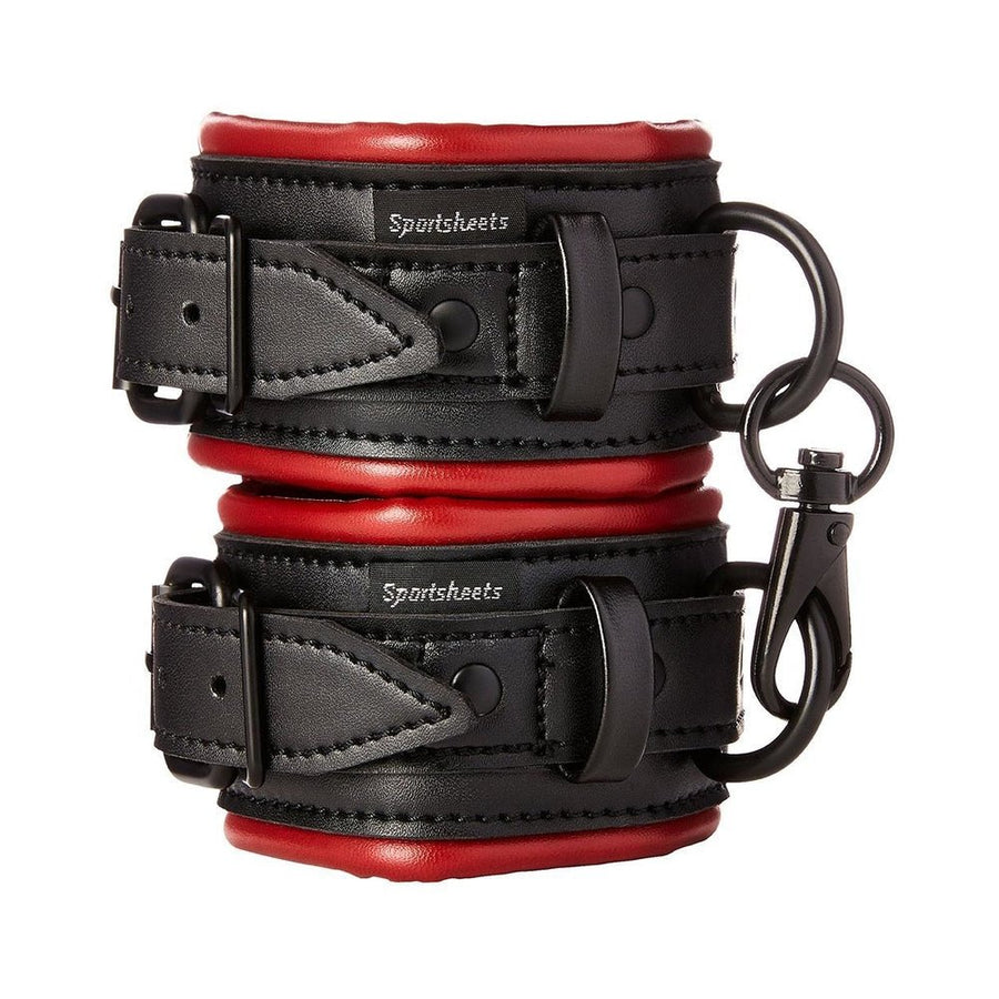 Sportsheets Saffron Handcuffs Black Red-Sportsheets-Sexual Toys®