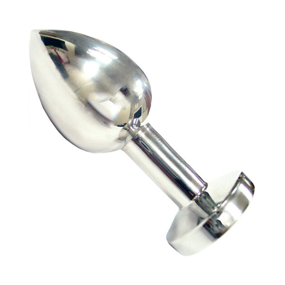 Stainless Steel Smooth Medium Butt Plug-blank-Sexual Toys®