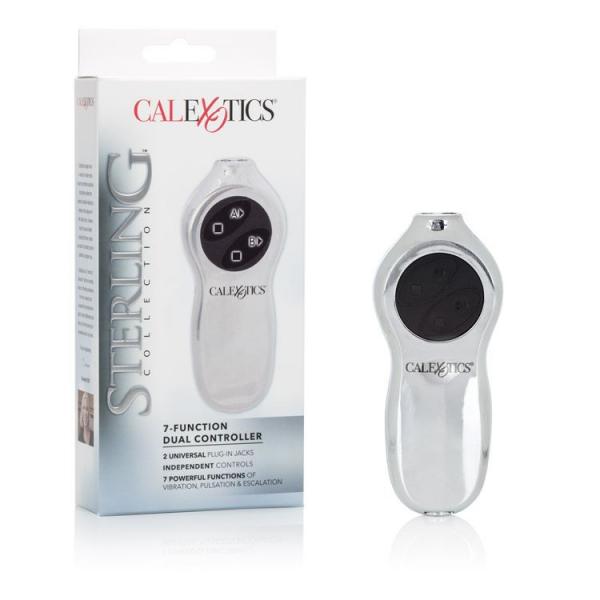 Sterling Collection 7 Function Dual Controller For 2 Independent Plug In Bullets-Sterling Collection-Sexual Toys®