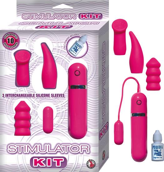 Stimulator Kit Pink Bullet Vibrator Sleeves-blank-Sexual Toys®