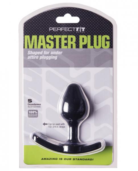 Strap On Master Butt Plug Small Black-Perfect Fit Brand-Sexual Toys®