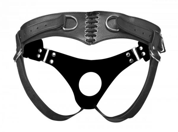 Strap U Bodice Corset Style Strap On Harness Black O/S-Strap U-Sexual Toys®