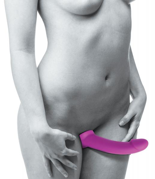 Strap U Vibrating Strapless Silicone Strap On Dildo Pink-Strap U-Sexual Toys®