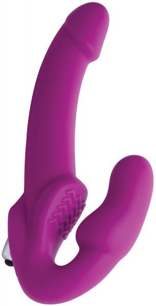 Strap U Vibrating Strapless Silicone Strap On Dildo Pink-Strap U-Sexual Toys®