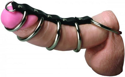 Strict 5 Ring Chasity Device Black-STRICT-Sexual Toys®