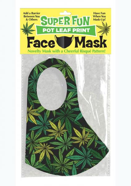 Super Fun Pot Leaf Face Mask-blank-Sexual Toys®